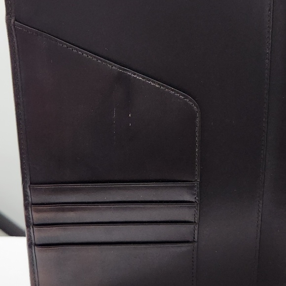 COACH Black Vachetta Leather Planner - Picture 5 of 8